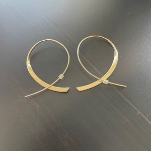 LANA upside down flat earrings